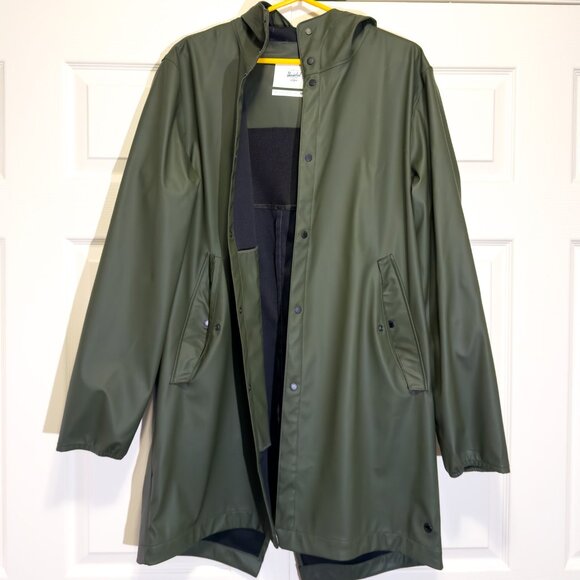 Herschel Supply Co. Classic Olive Mallard Rain Coat - Picture 2 of 4